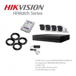 Kit CCTV 4 canais 4in1